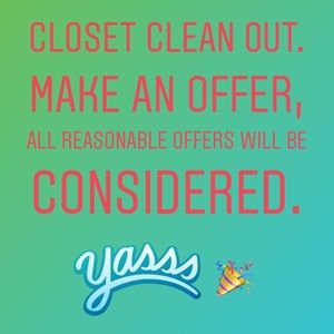 Make an offer. All items must go.